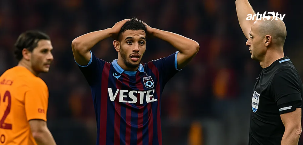 7 Dakikada Kırmızı! Bouchouari’den Trabzonspor Tarihine Geçen An