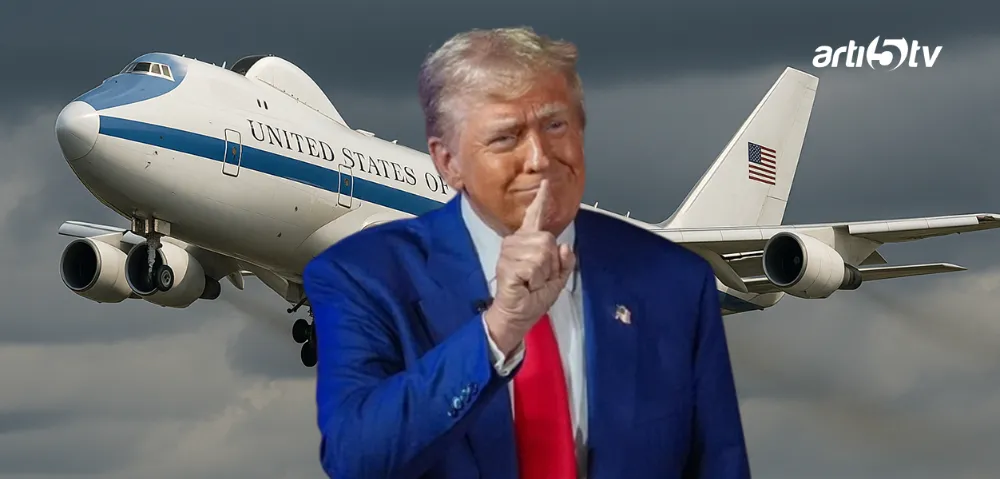 Trump’ın “Kıyamet Uçağı” Havalandı! ABD