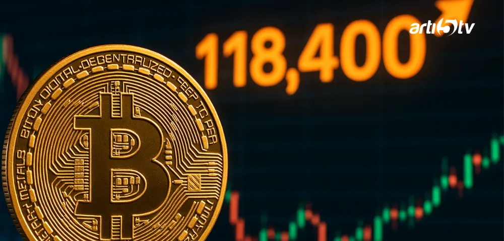 Bitcoin Zirveyi Gördü! 118.400 Dolarla Tüm Zamanların Rekoru Kırıldı