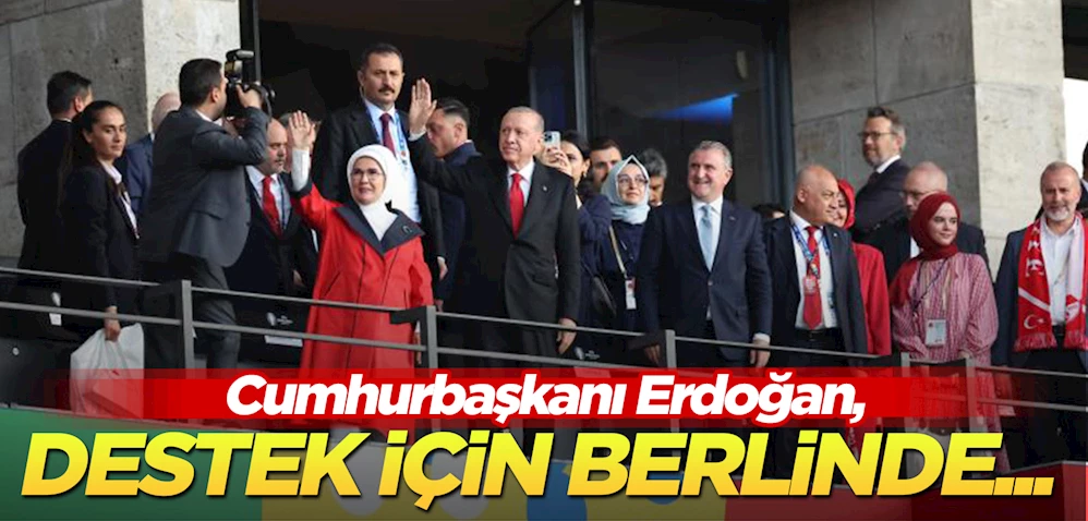 Cumhurbaşkanı Erdoğan, Türkiye-Hollanda Maçında Millileri Yalnız Bırakmadı