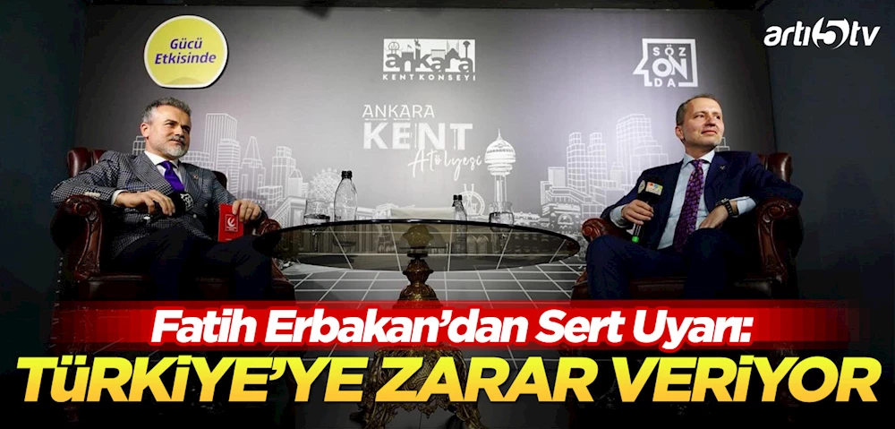 Fatih Erbakan’dan Sert Uyarı: Gazetecilere ve Siyasetçilere Sert Müdahale Türkiye’ye Zarar Veriyor